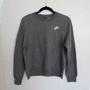 Nike Grey Crewneck Sweatshirt, Size Small